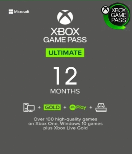 Xbox Game Pass Ultimate – GLOBAL | 12 Month Membership | Xbox Series X|S, Xbox One, Windows DIGITAL ACCOUNT